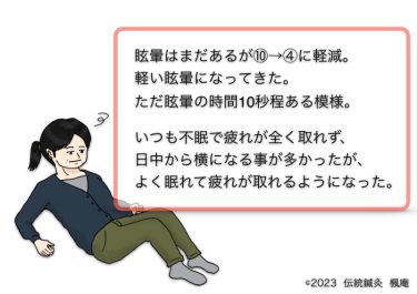 【治療日誌】良性発作性頭位めまい症(3) No.2