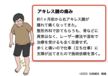 【治療日誌】アキレス腱の痛み(2) No.1