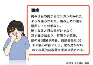 【治療日誌】頭痛(6) No.1