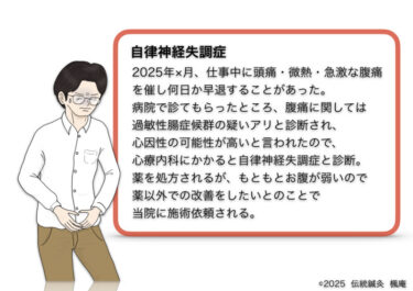 【治療日誌】自律神経失調症(10)