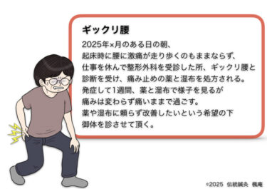 ギックリ腰