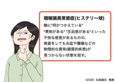 咽喉頭異常感症（ヒステリー球）